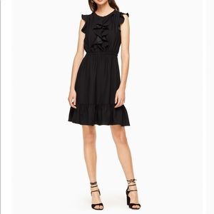 Kate Spade Crepe Ruffle Dress